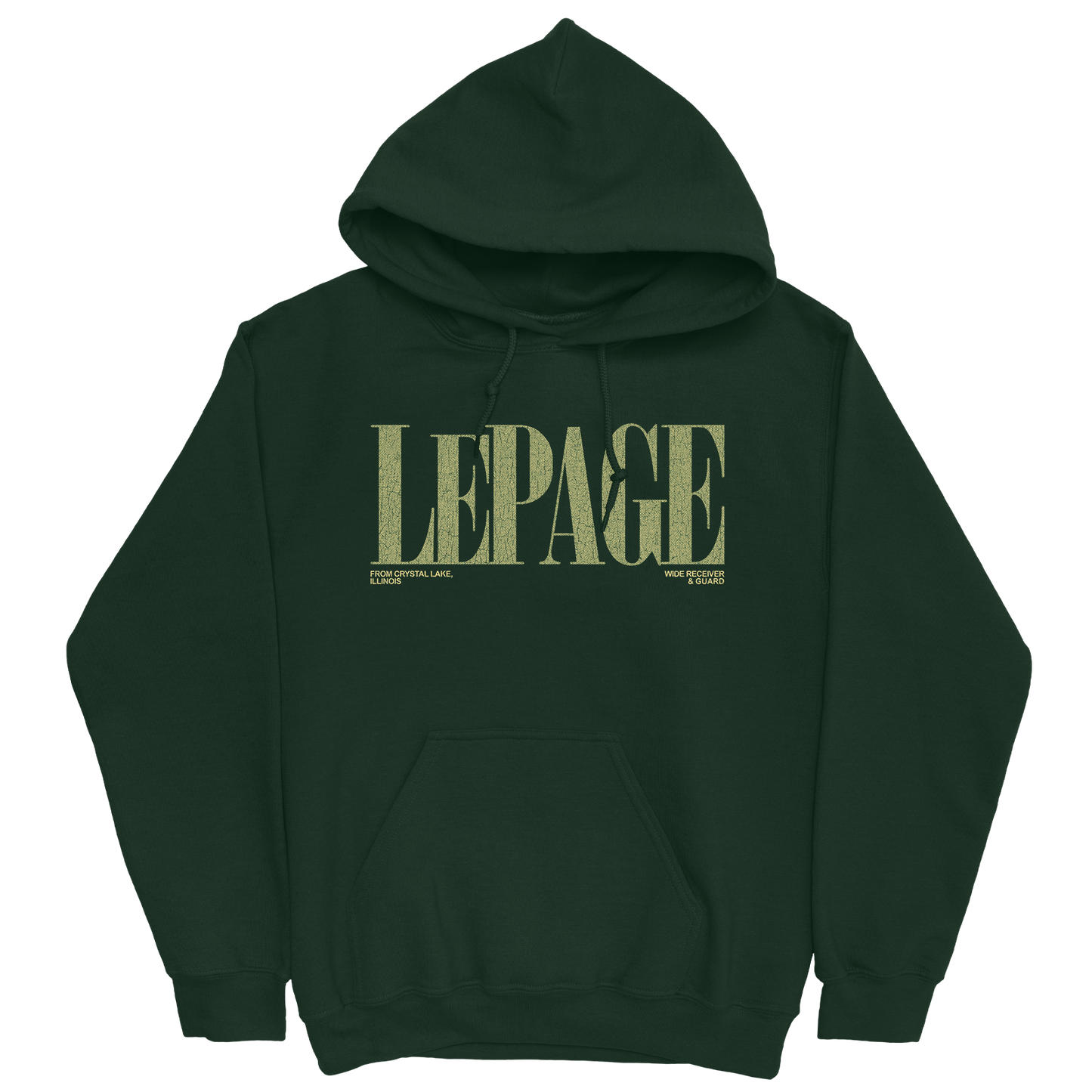 COOPER LEPAGE CLASSIC FOREST GREEN HOODIE