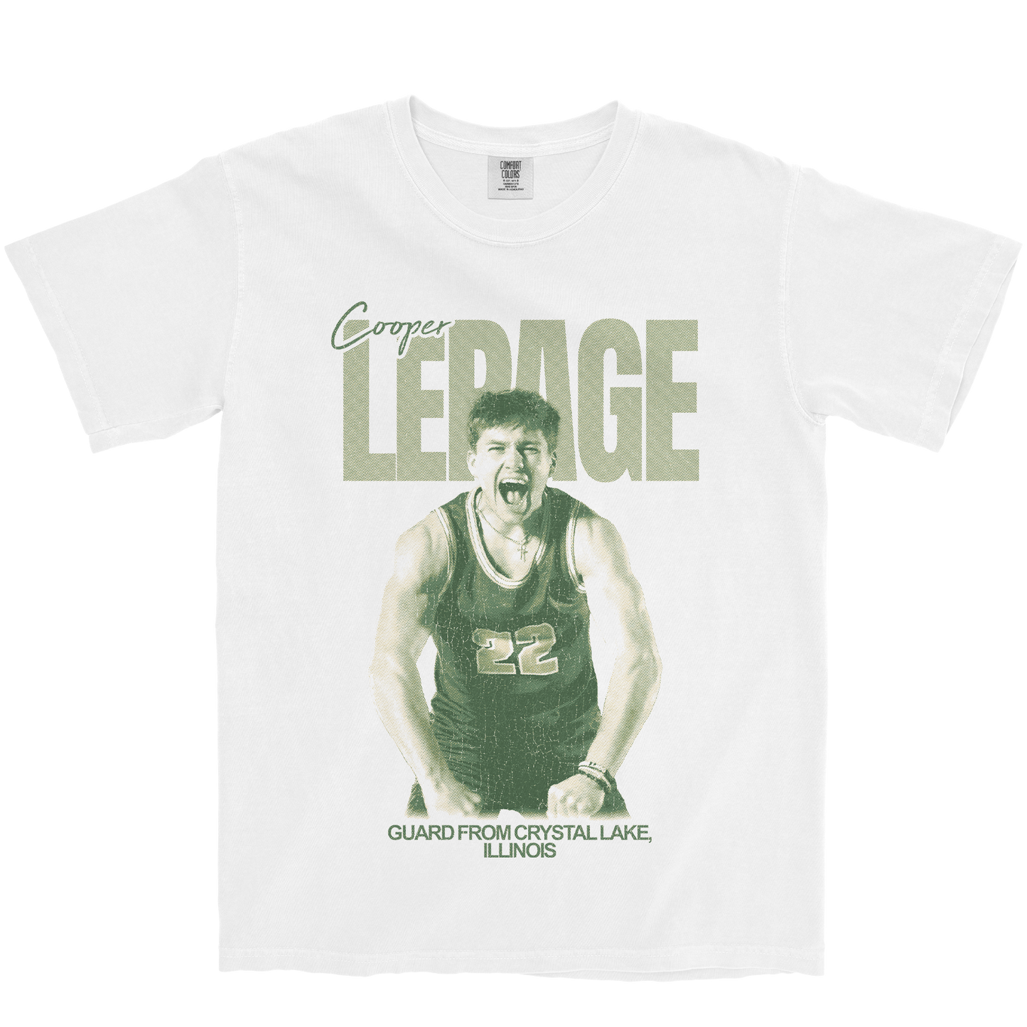COOPER LEPAGE VINTAGE WHITE TEE