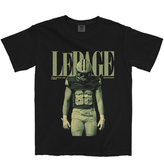 COOPER LEPAGE VINTAGE BLACK TEE