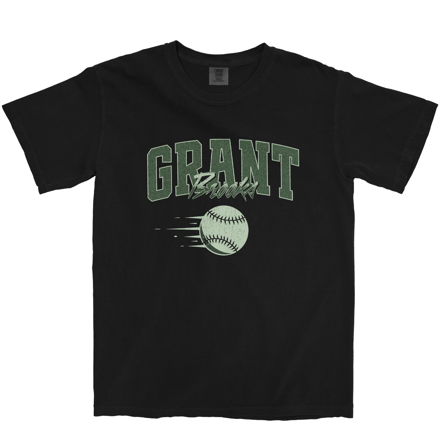 GRANT BROOKS CLASSIC BLACK TEE