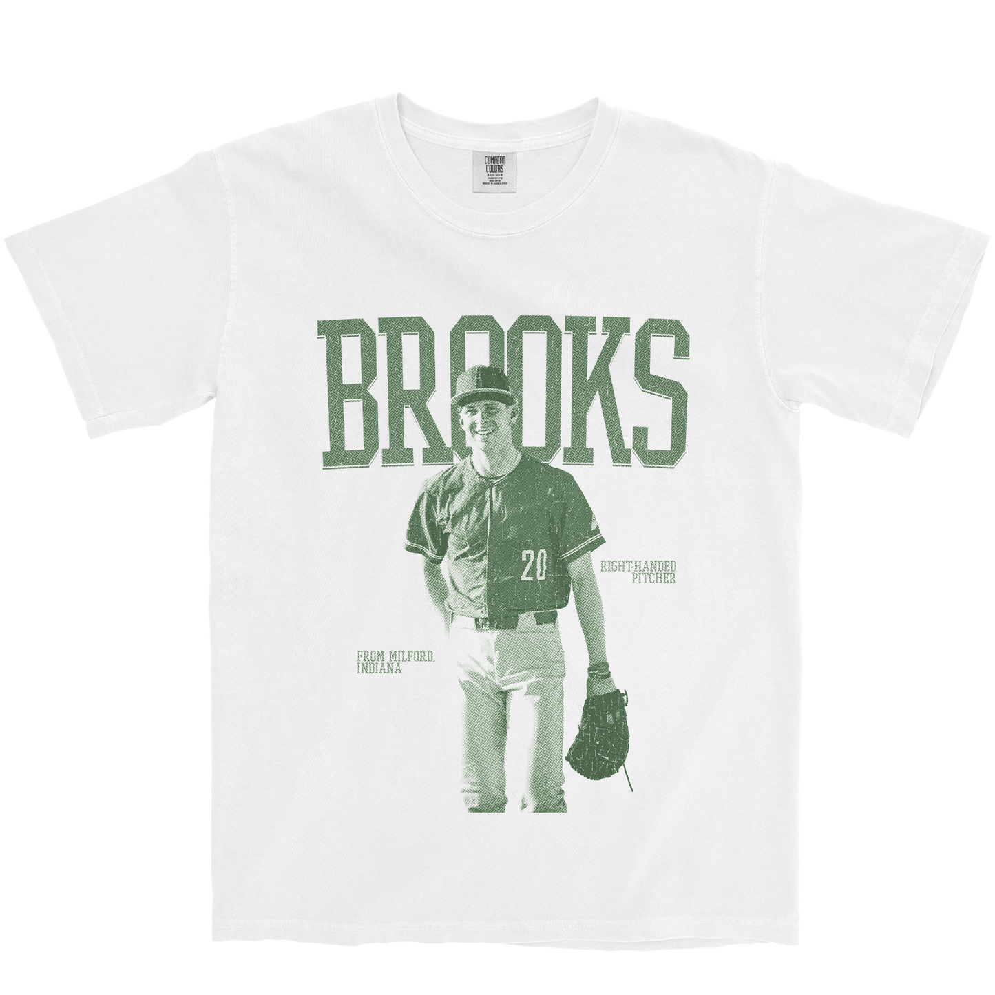 GRANT BROOKS VINTAGE WHITE TEE