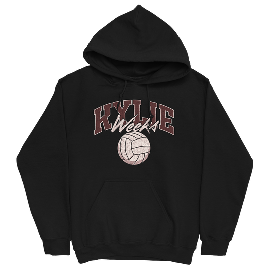 KYLIE WEEKS RETRO BLACK HOODIE