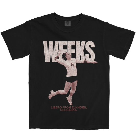 KYLIE WEEKS VINTAGE BLACK TEE