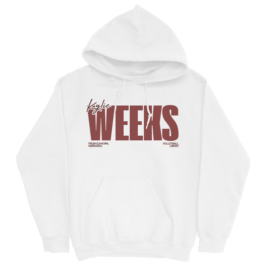 KYLIE WEEKS CLASSIC WHITE HOODIE