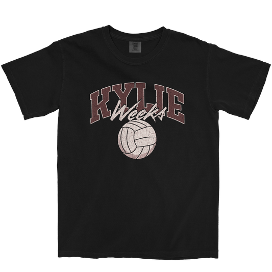 KYLIE WEEKS RETRO BLACK TEE