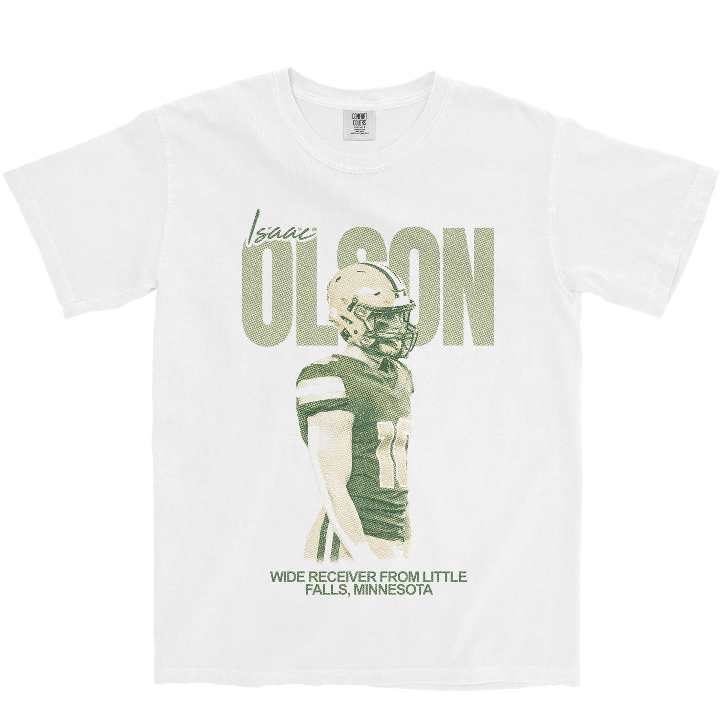 ISAAC OLSON VINTAGE WHITE TEE