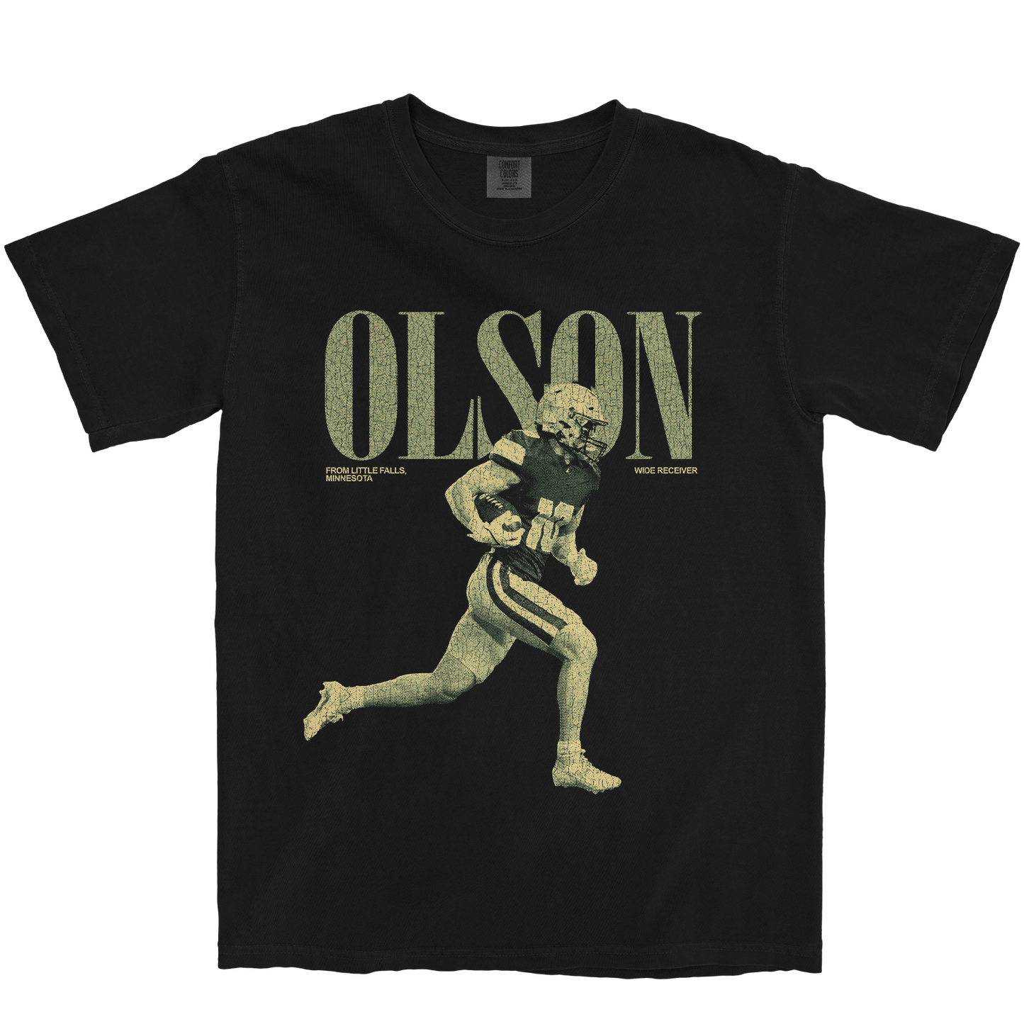 ISAAC OLSON VINTAGE BLACK TEE