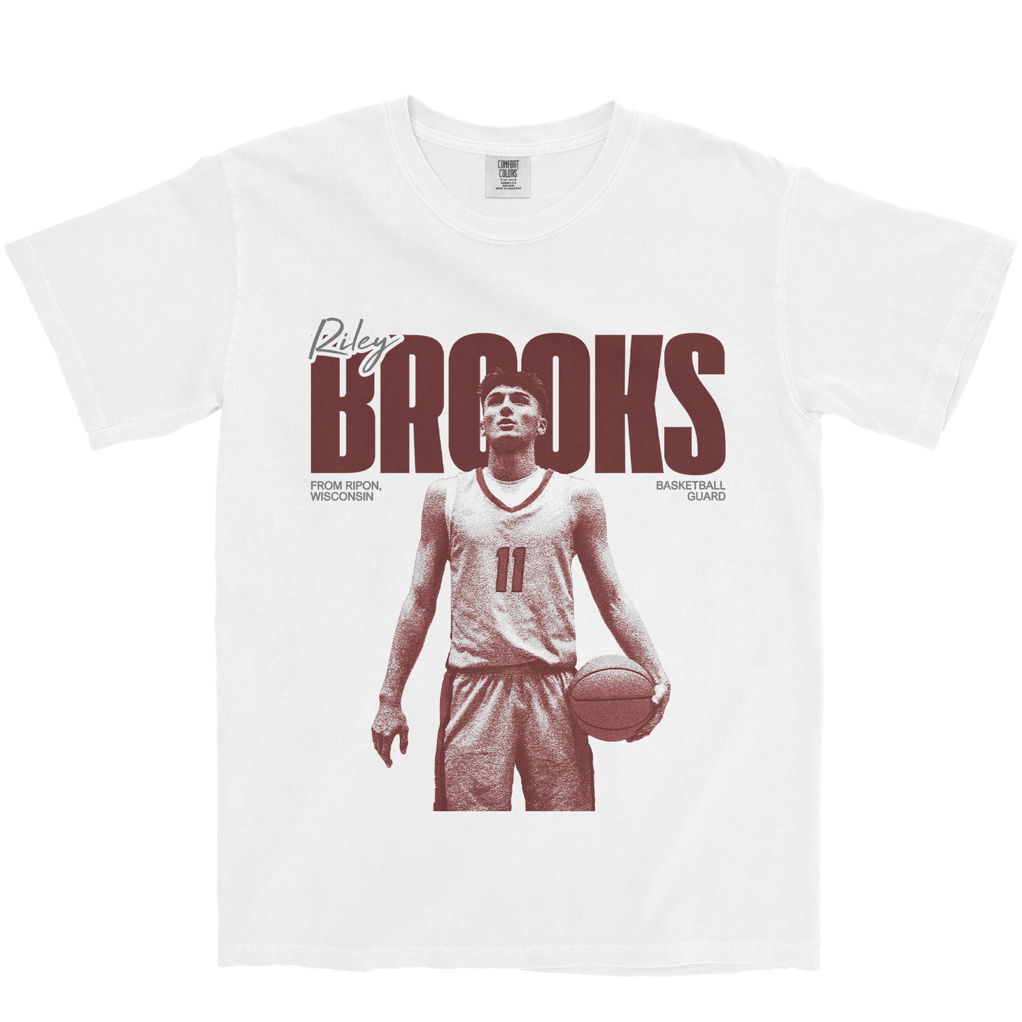 RILEY BROOKS VINTAGE WHITE TEE