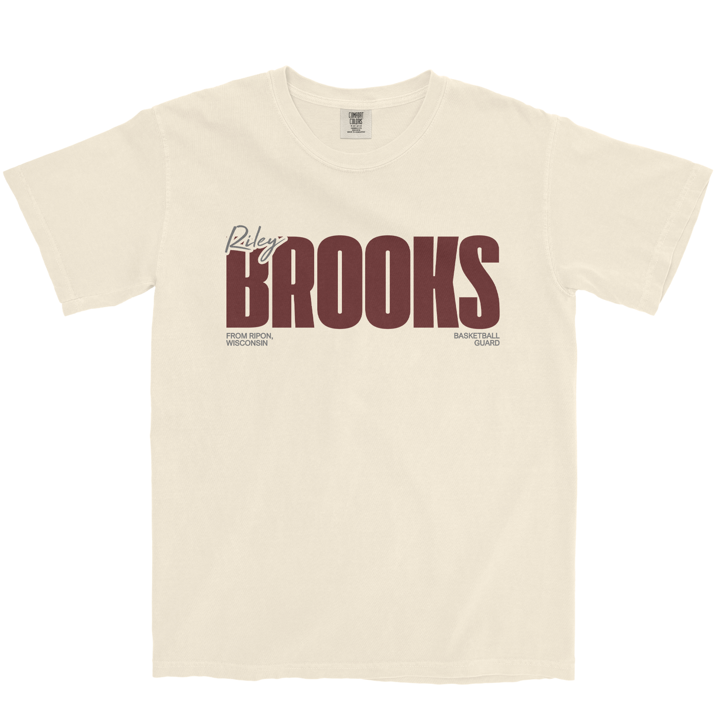 RILEY BROOKS CLASSIC IVORY TEE