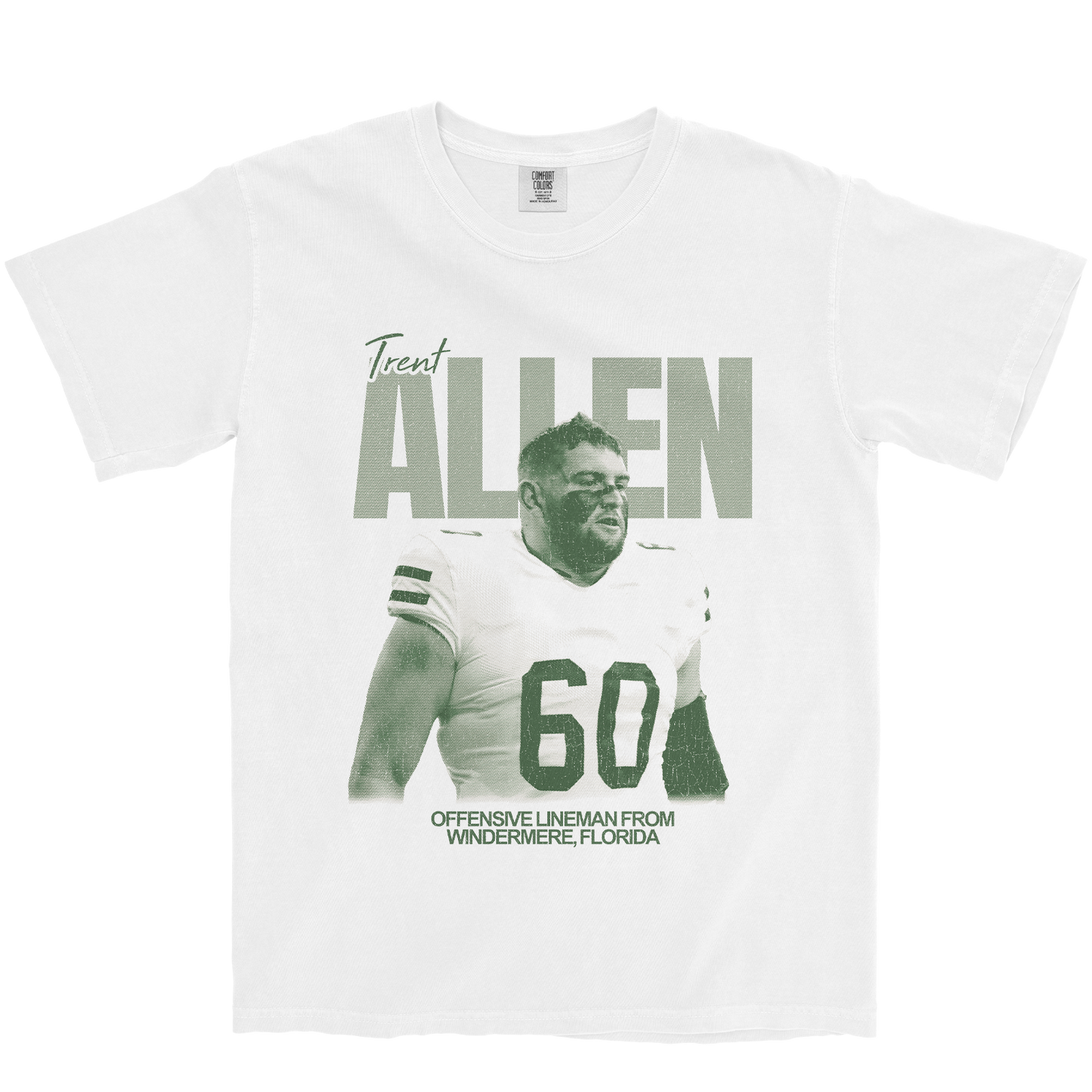 TRENT ALLEN VINTAGE WHITE TEE