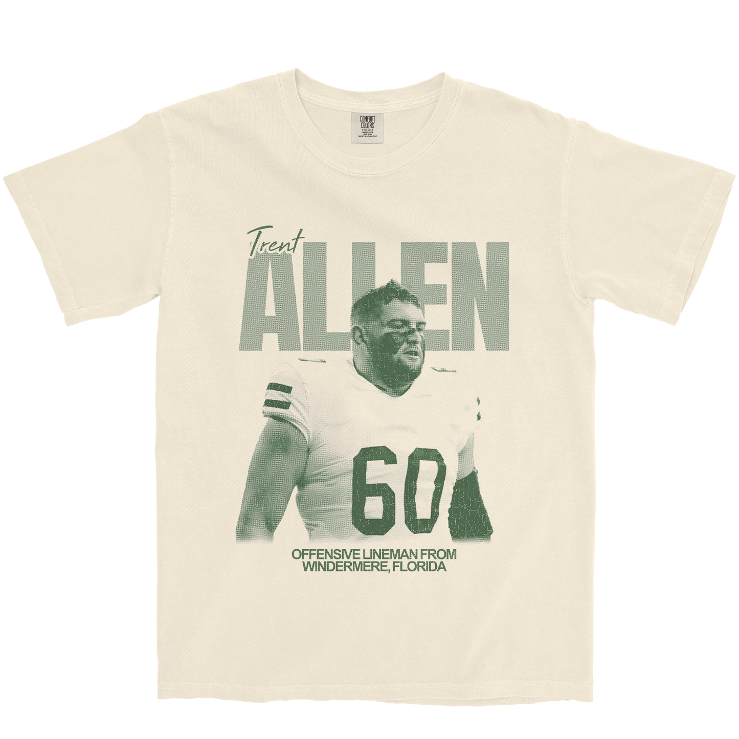 TRENT ALLEN VINTAGE IVORY TEE