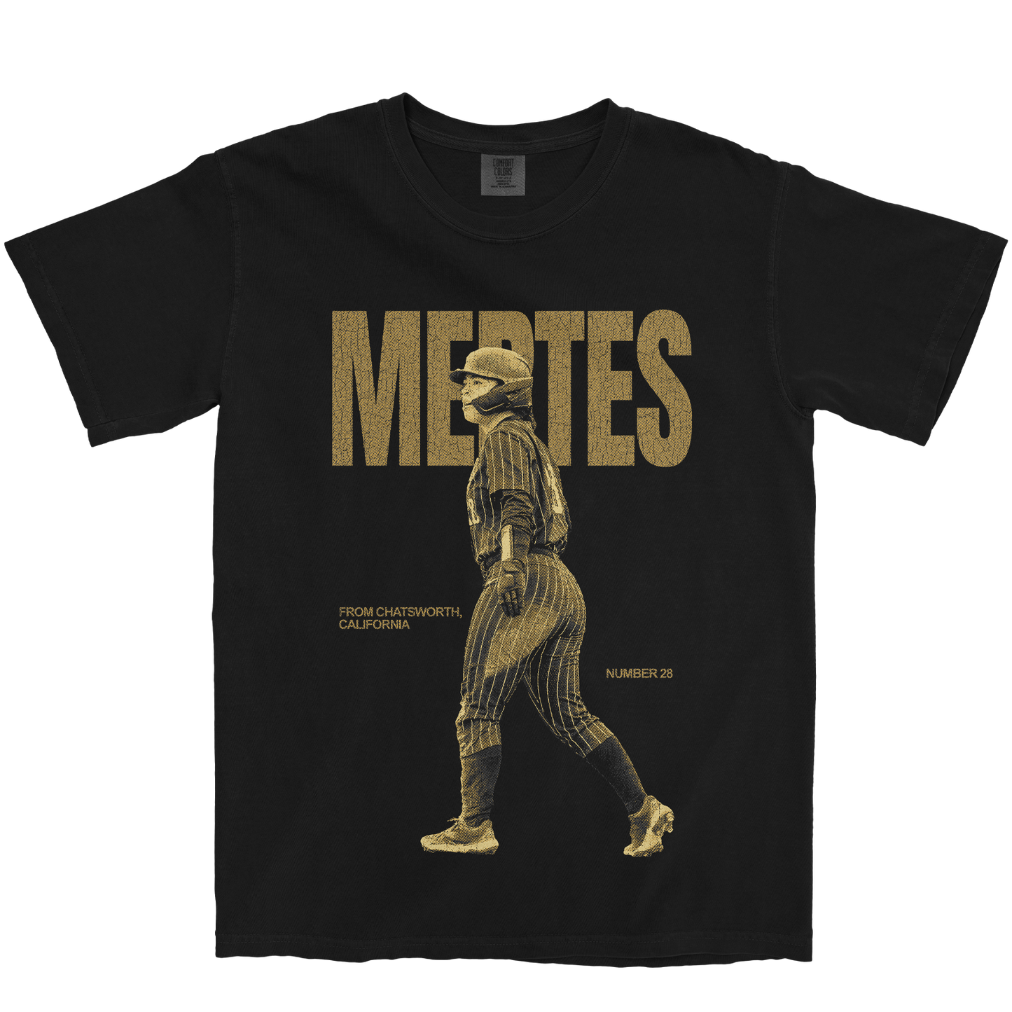 IZZY MERTES VINTAGE BLACK TEE