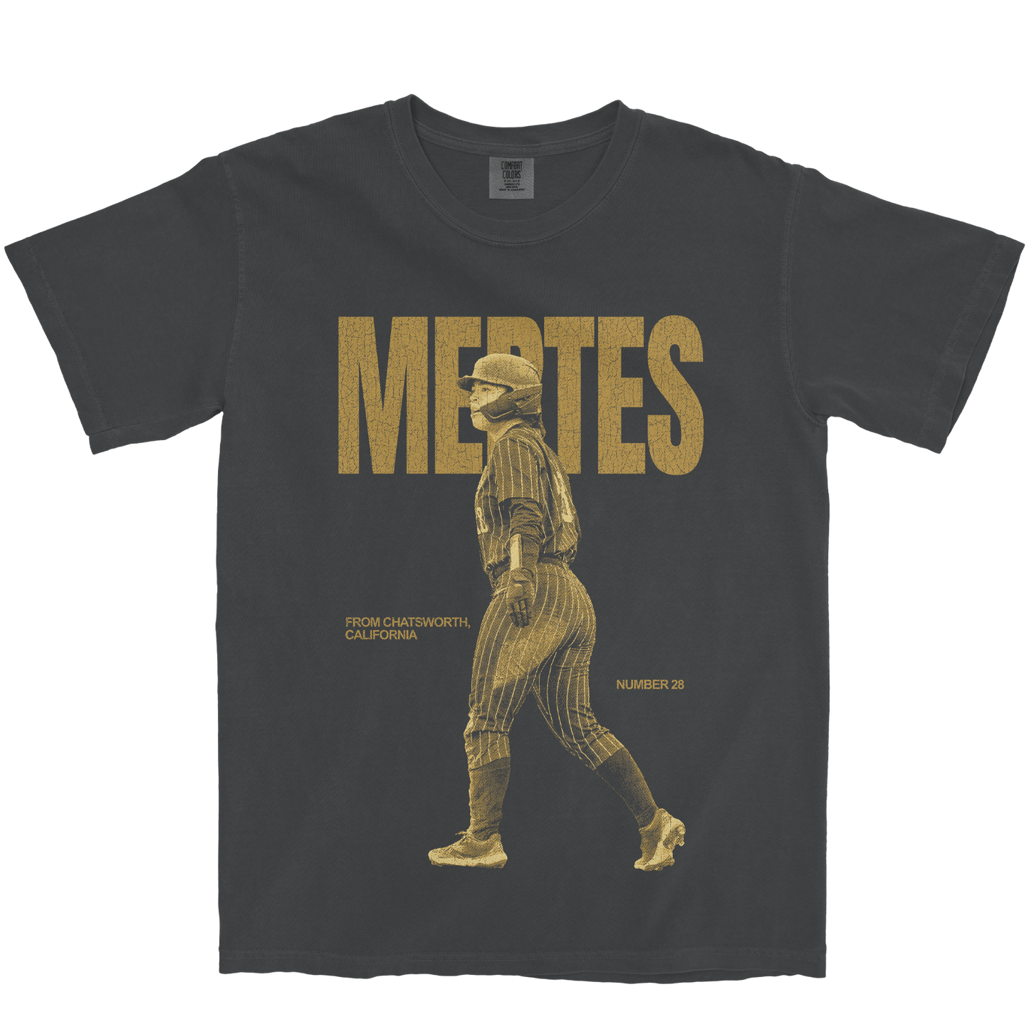 IZZY MERTES VINTAGE GRAPHITE TEE