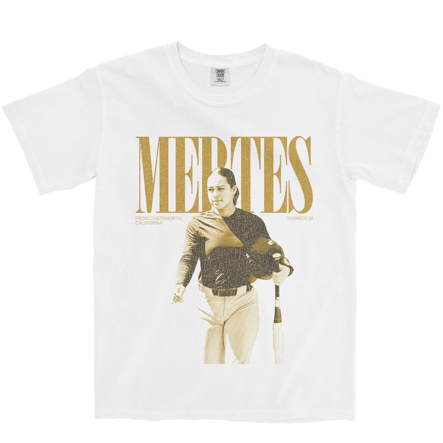 IZZY MERTES VINTAGE WHITE TEE