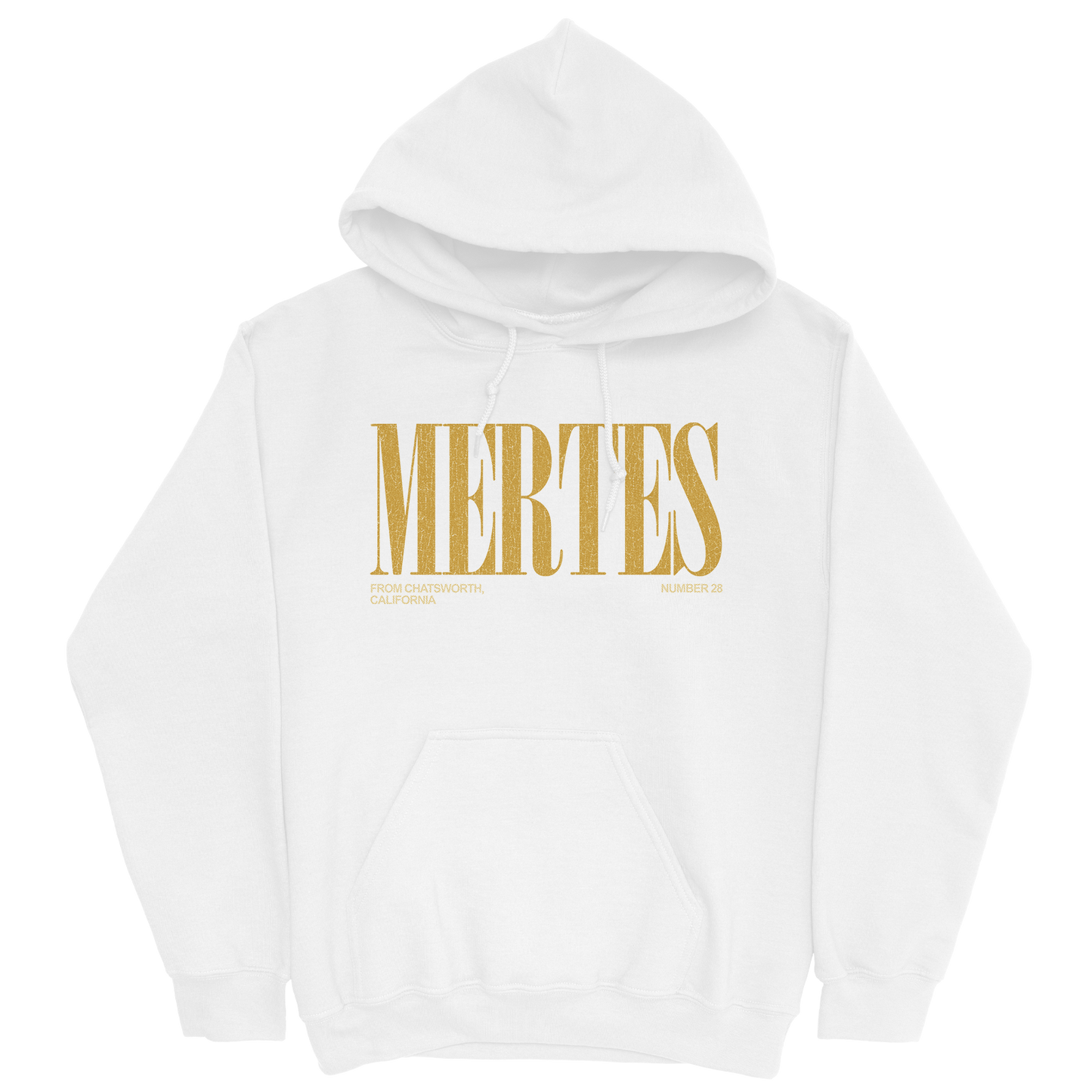 IZZY MERTES CLASSIC WHITE HOODIE
