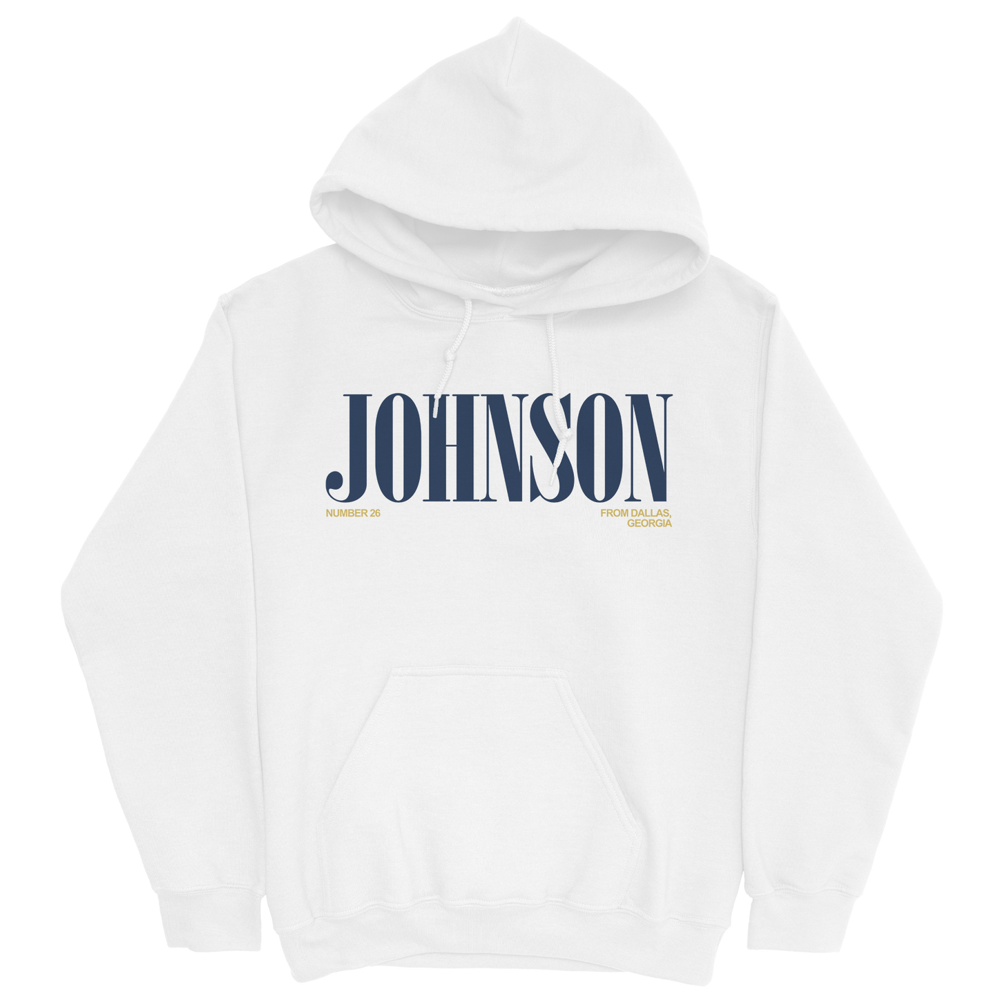 RYAN JOHNSON CLASSIC WHITE HOODIE