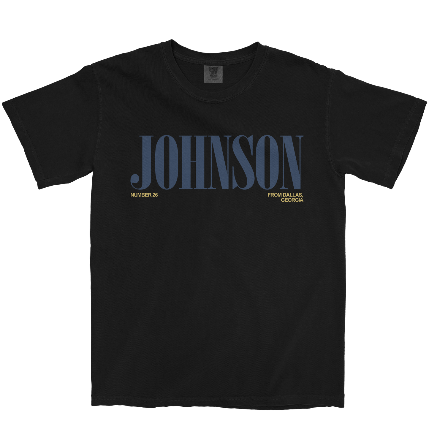 RYAN JOHNSON CLASSIC BLACK TEE
