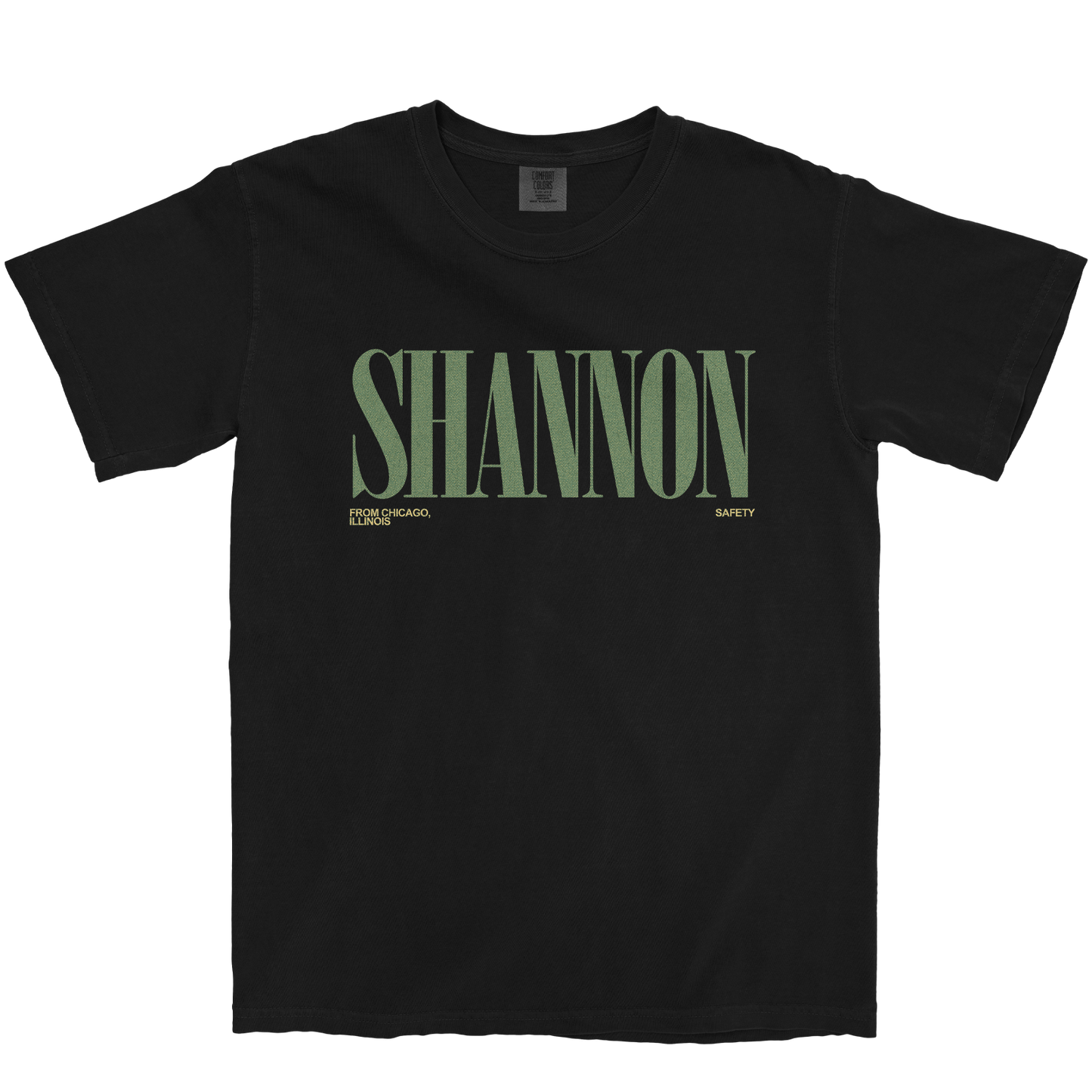 TIMOTHY SHANNON JR. CLASSIC BLACK TEE