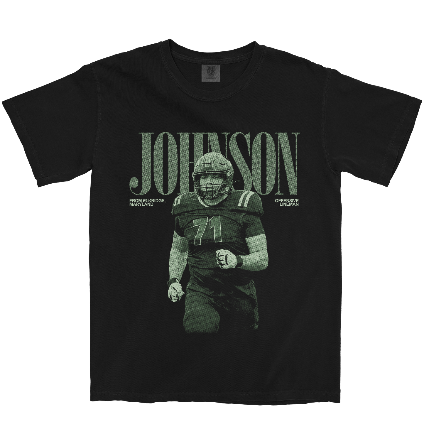 AIDAN JOHNSON VINTAGE BLACK TEE