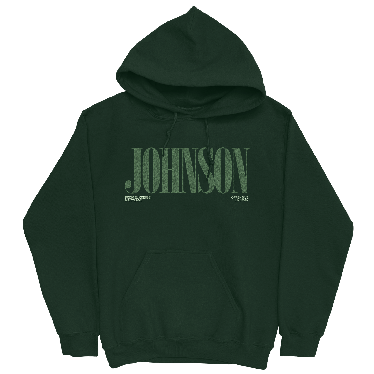 AIDAN JOHNSON CLASSIC FOREST GREEN HOODIE