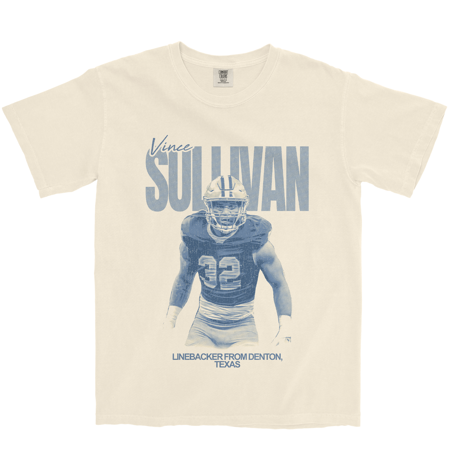 VINCE SULLIVAN VINTAGE IVORY TEE