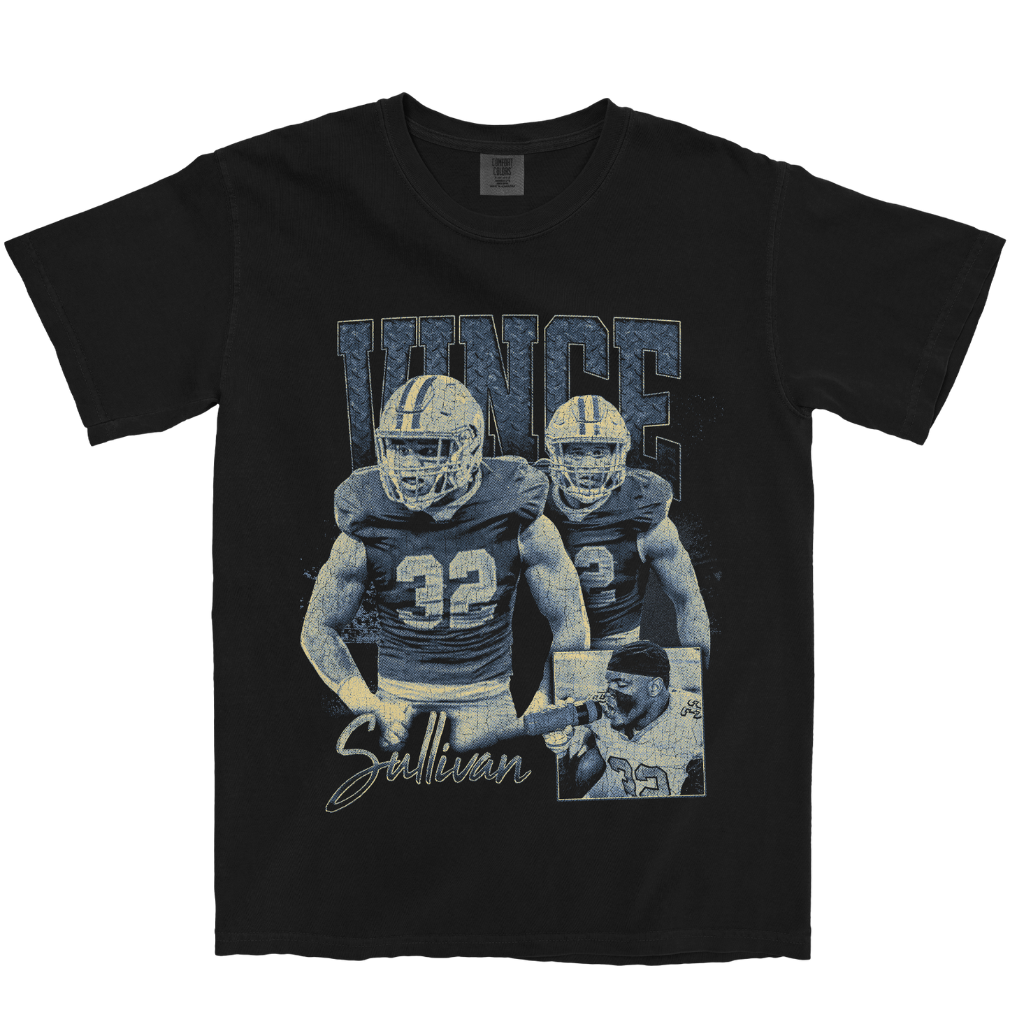 VINCE SULLIVAN GRAPHIC BLACK TEE