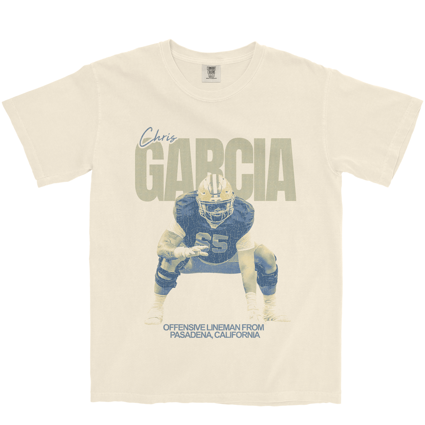 CHRIS GARCIA VINTAGE IVORY TEE