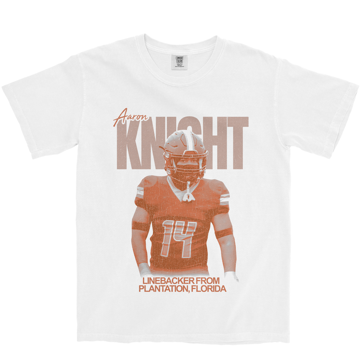 AARON KNIGHT VINTAGE WHITE TEE
