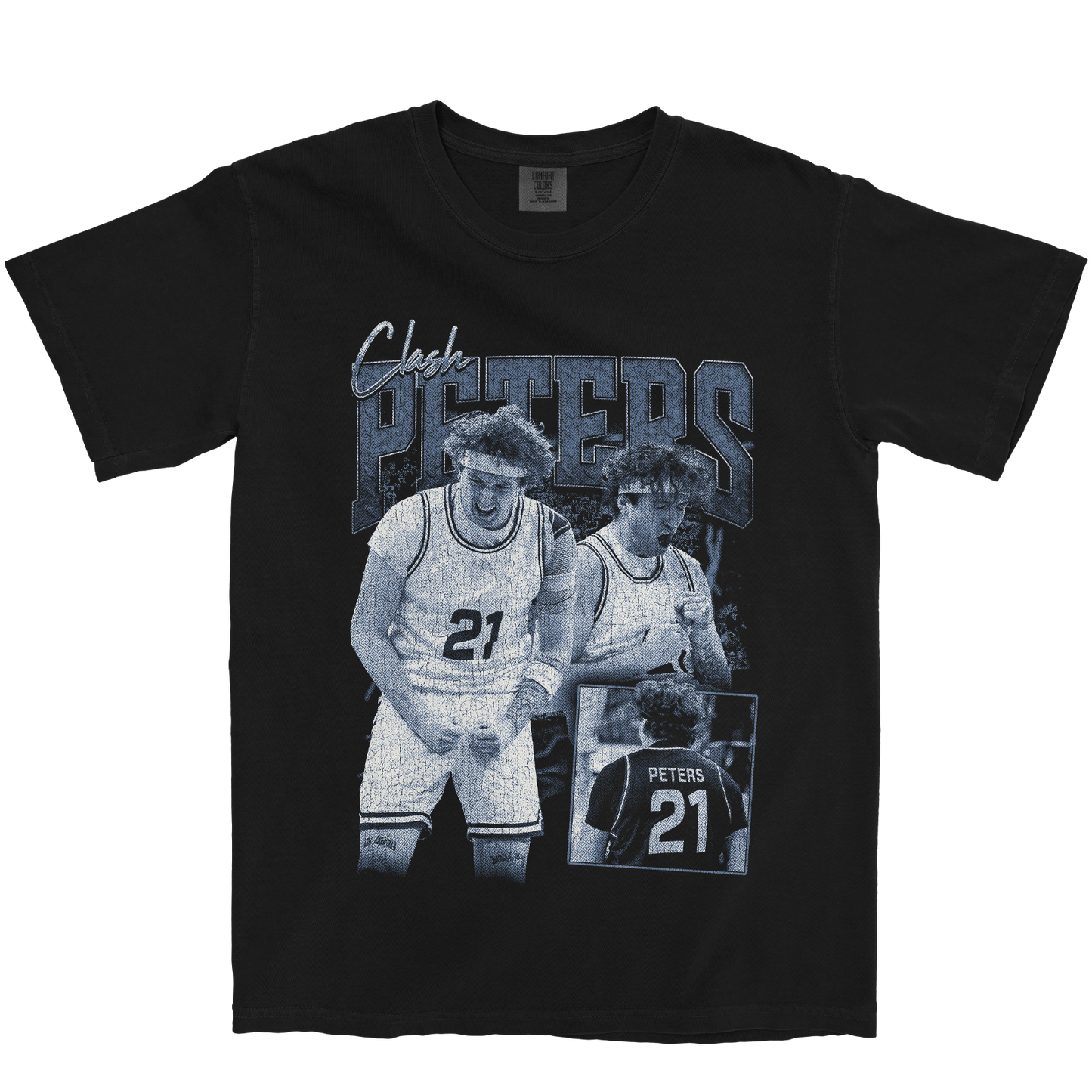 CLASH PETERS GRAPHIC BLACK TEE