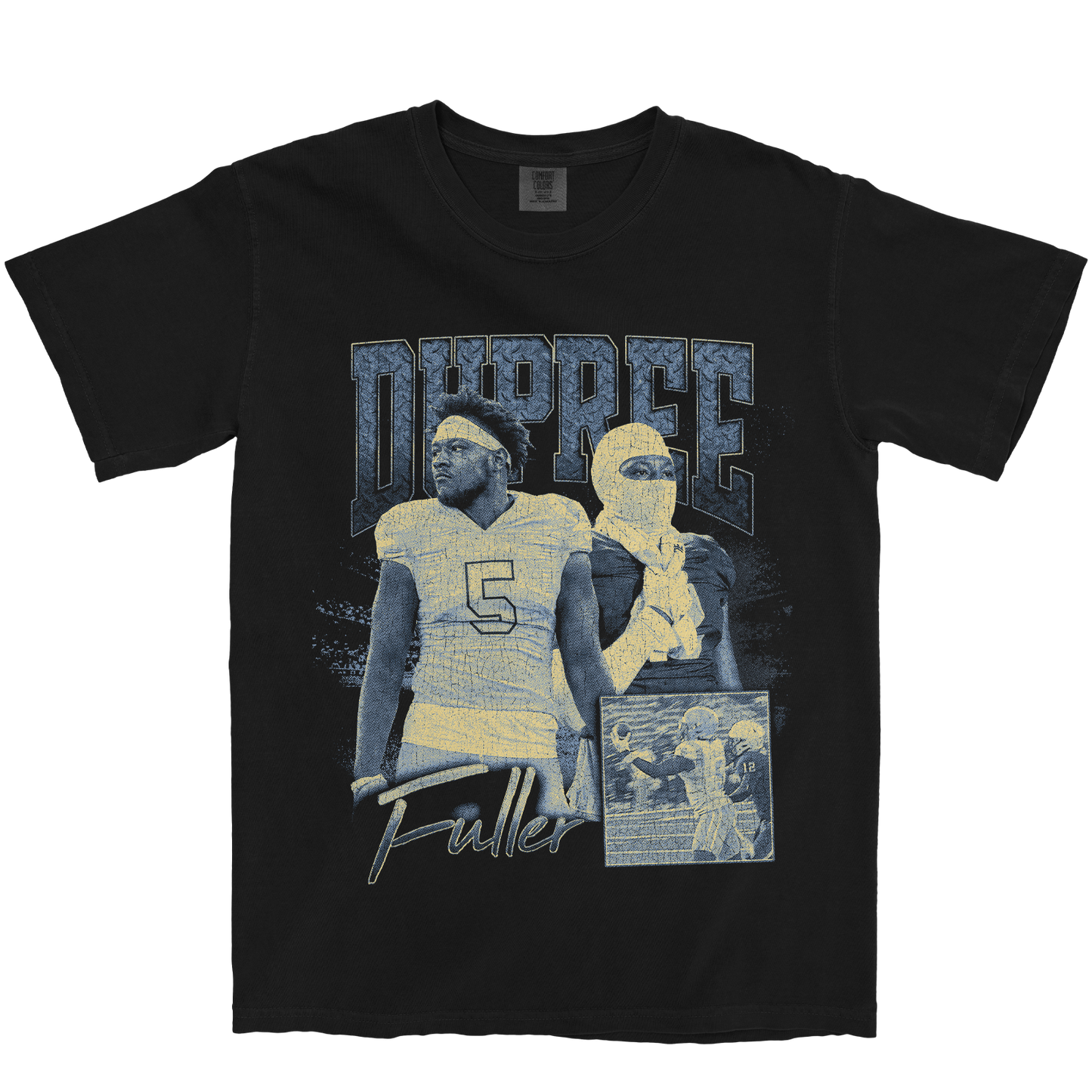 DUPREE FULLER GRAPHIC BLACK TEE
