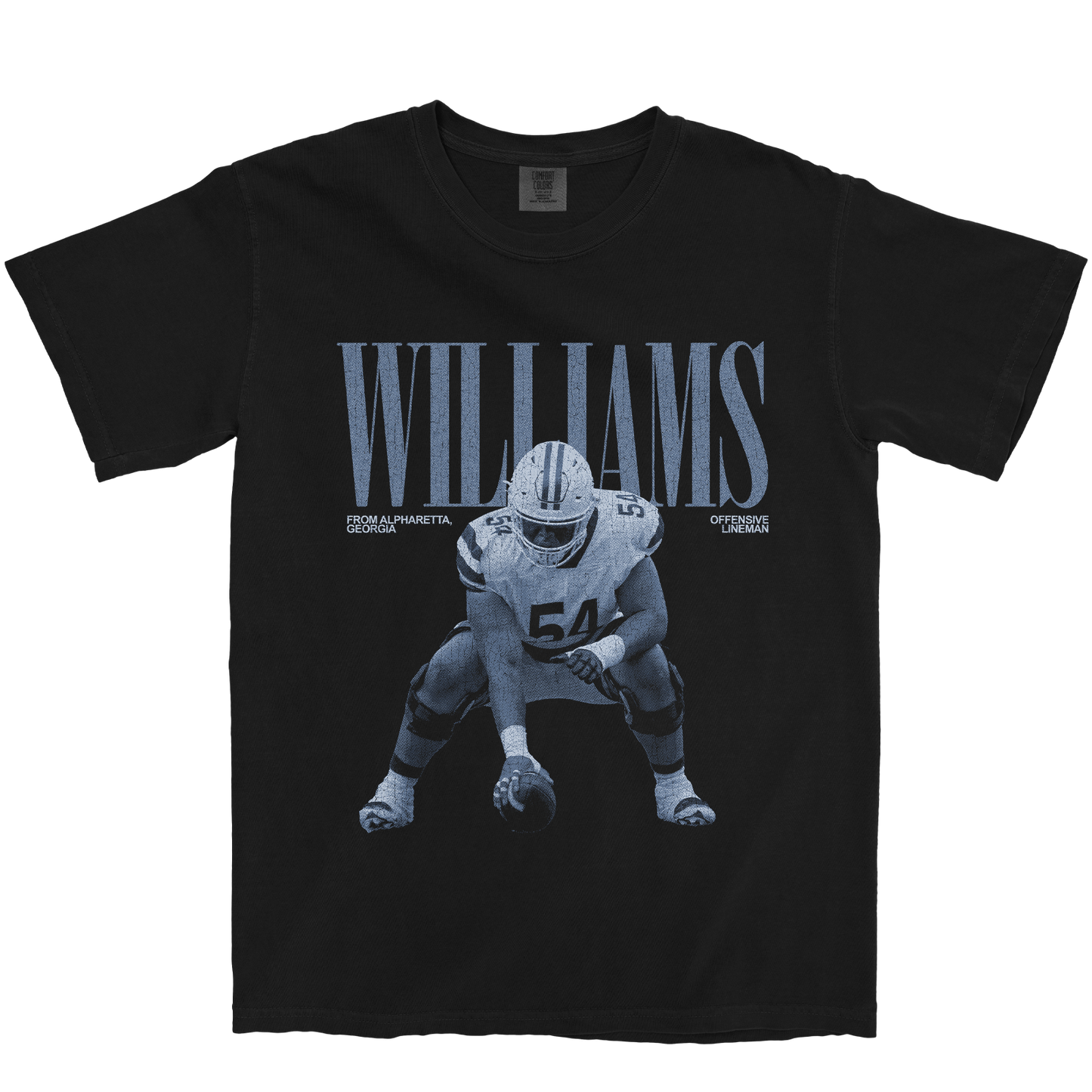 TYHLER WILLIAMS VINTAGE BLACK TEE