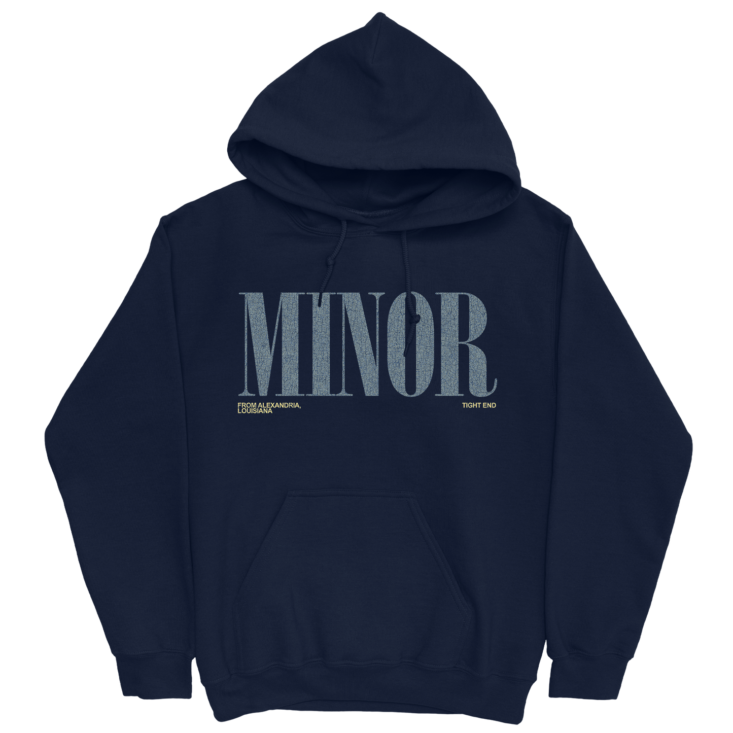 JERMAINE MINOR CLASSIC NAVY HOODIE