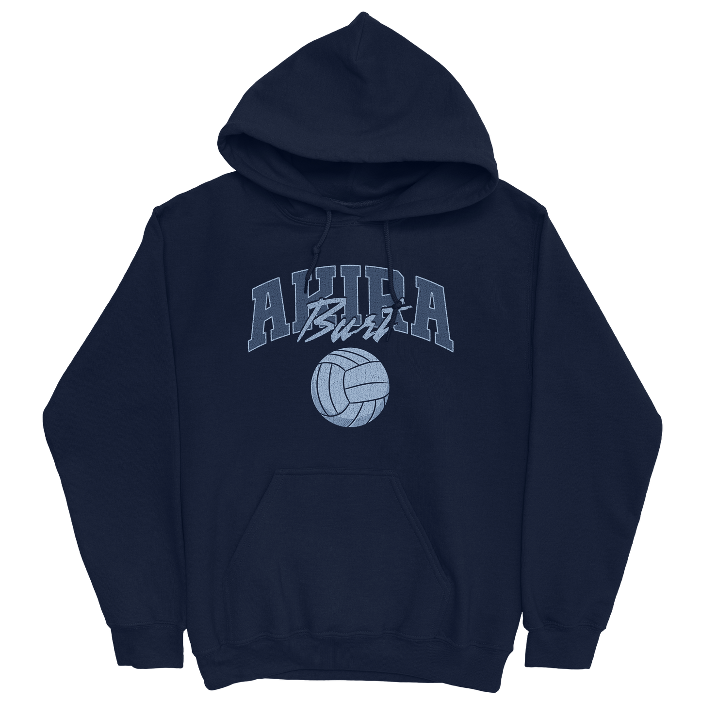 AKIRA BURT VOLLEYBALL NAVY HOODIE