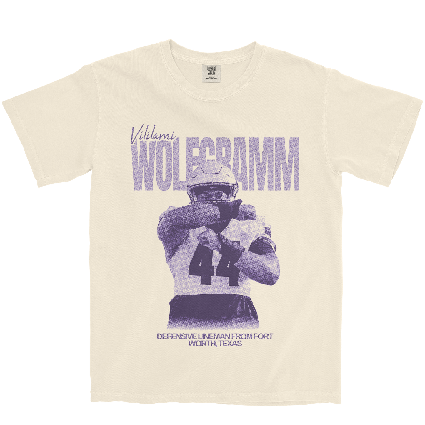 VILILAMI WOLFGRAMM VINTAGE IVORY TEE