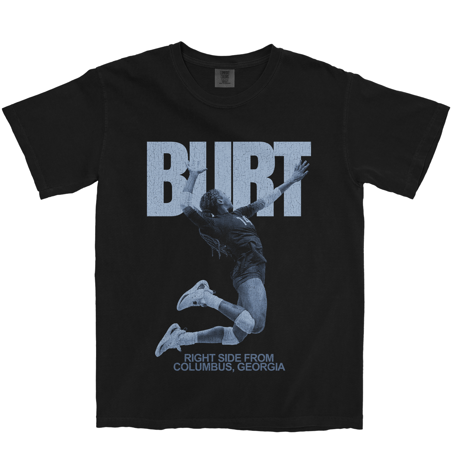 AKIRA BURT VINTAGE BLACK TEE