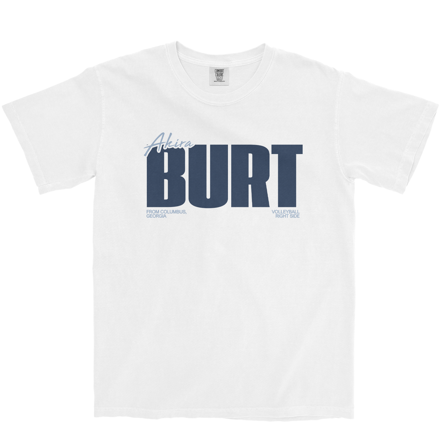 AKIRA BURT CLASSIC WHITE TEE