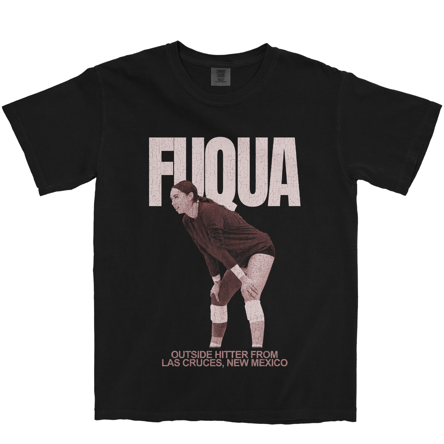 TESS FUQUA VINTAGE BLACK TEE