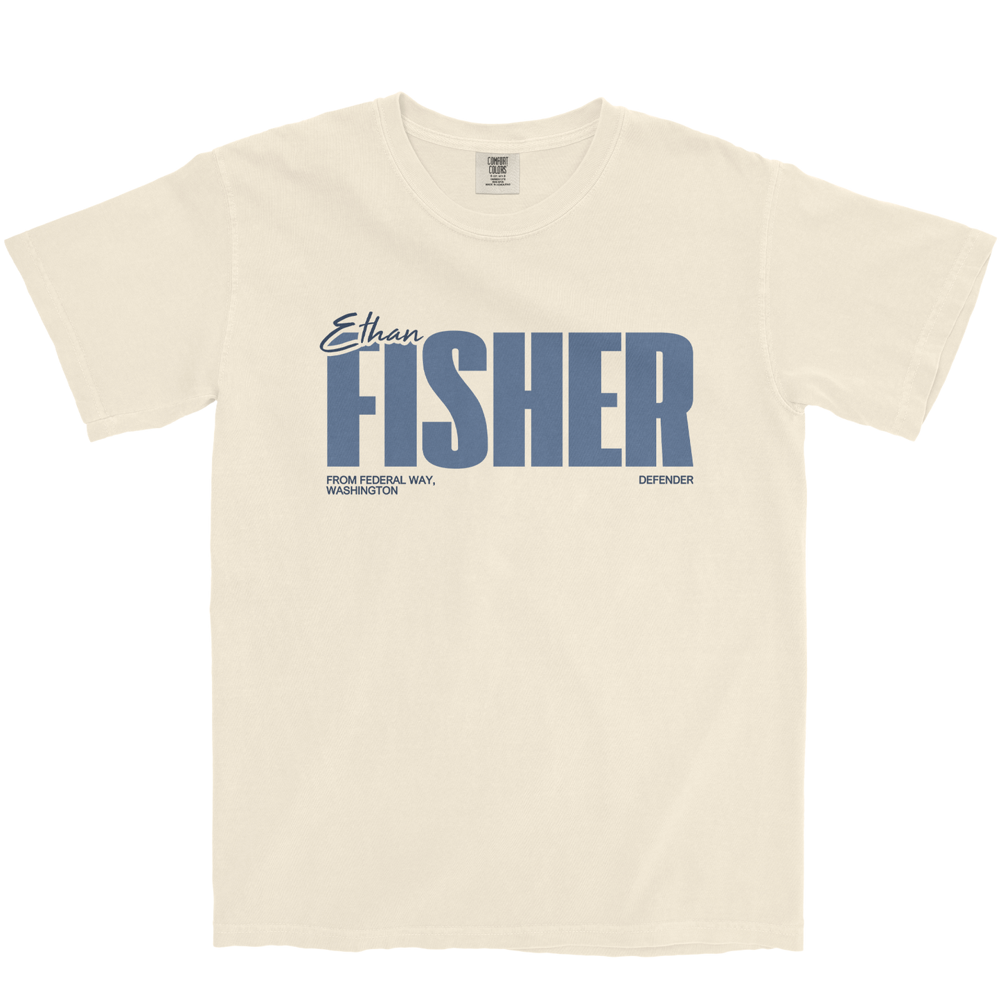 ETHAN FISHER CLASSIC IVORY TEE