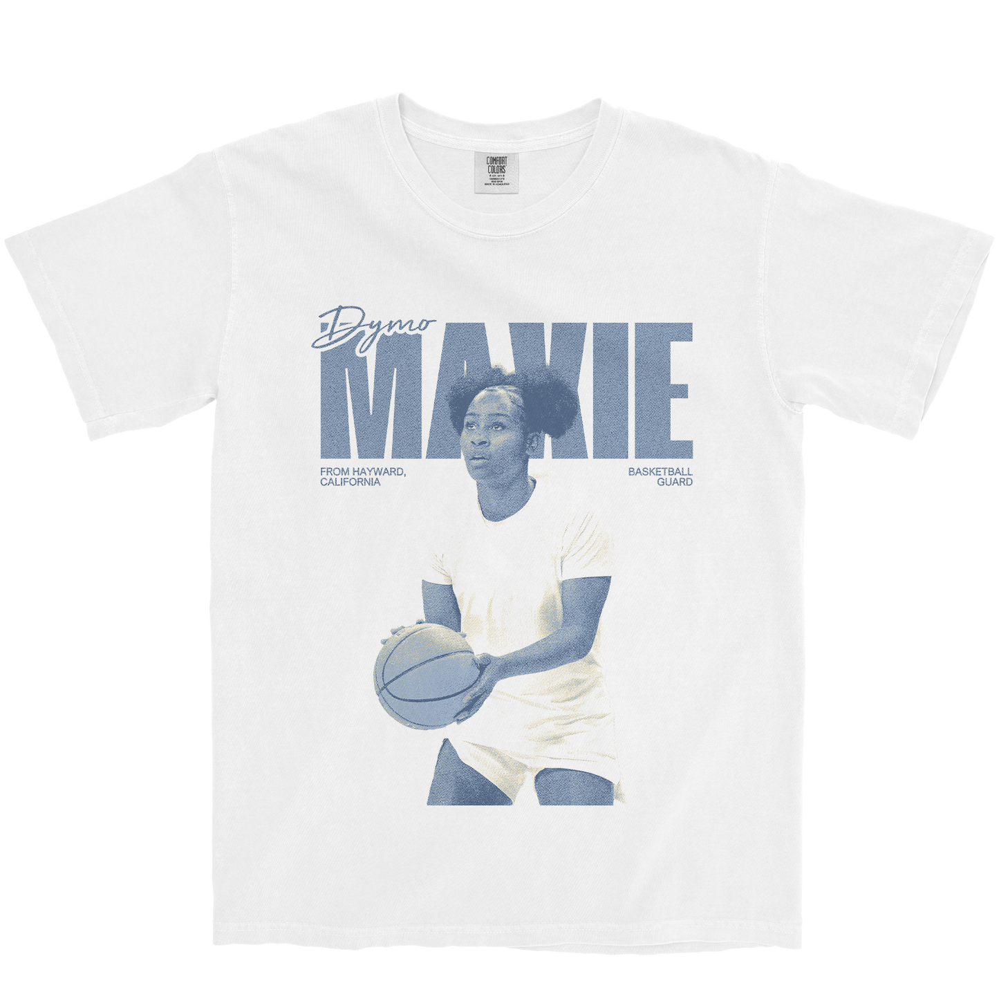 DYMONIQUE MAXIE VINTAGE WHITE TEE