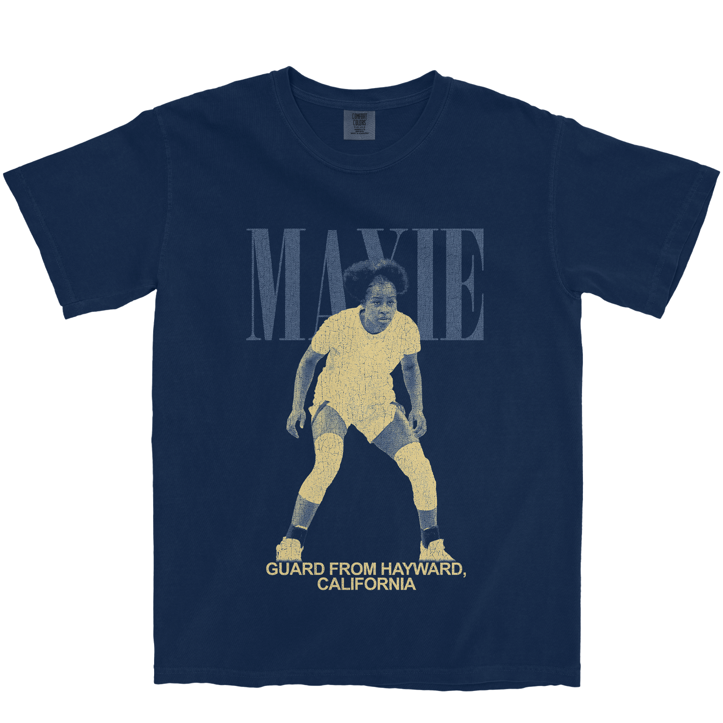 DYMONIQUE MAXIE VINTAGE NAVY TEE