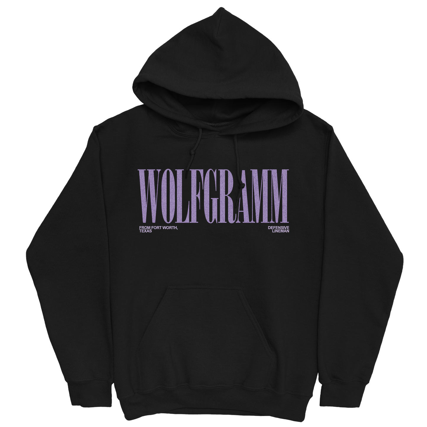 VILILAMI WOLFGRAMM CLASSIC BLACK HOODIE