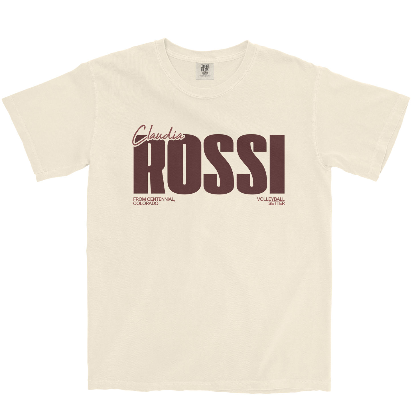 CLAUDIA ROSSI CLASSIC IVORY TEE