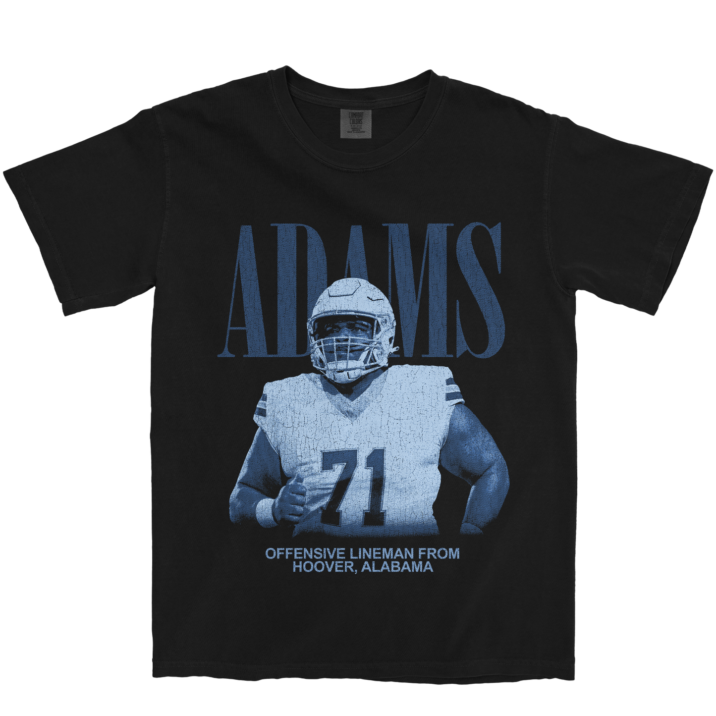 ELLIS ADAMS VINTAGE BLACK TEE
