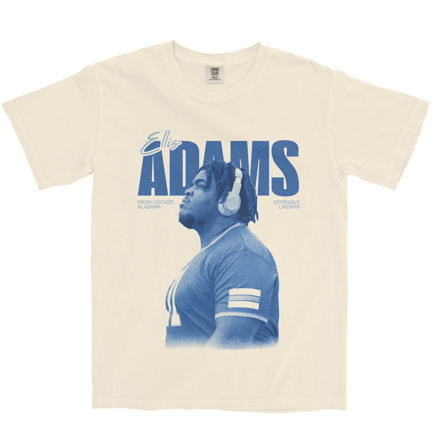 ELLIS ADAMS VINTAGE IVORY TEE