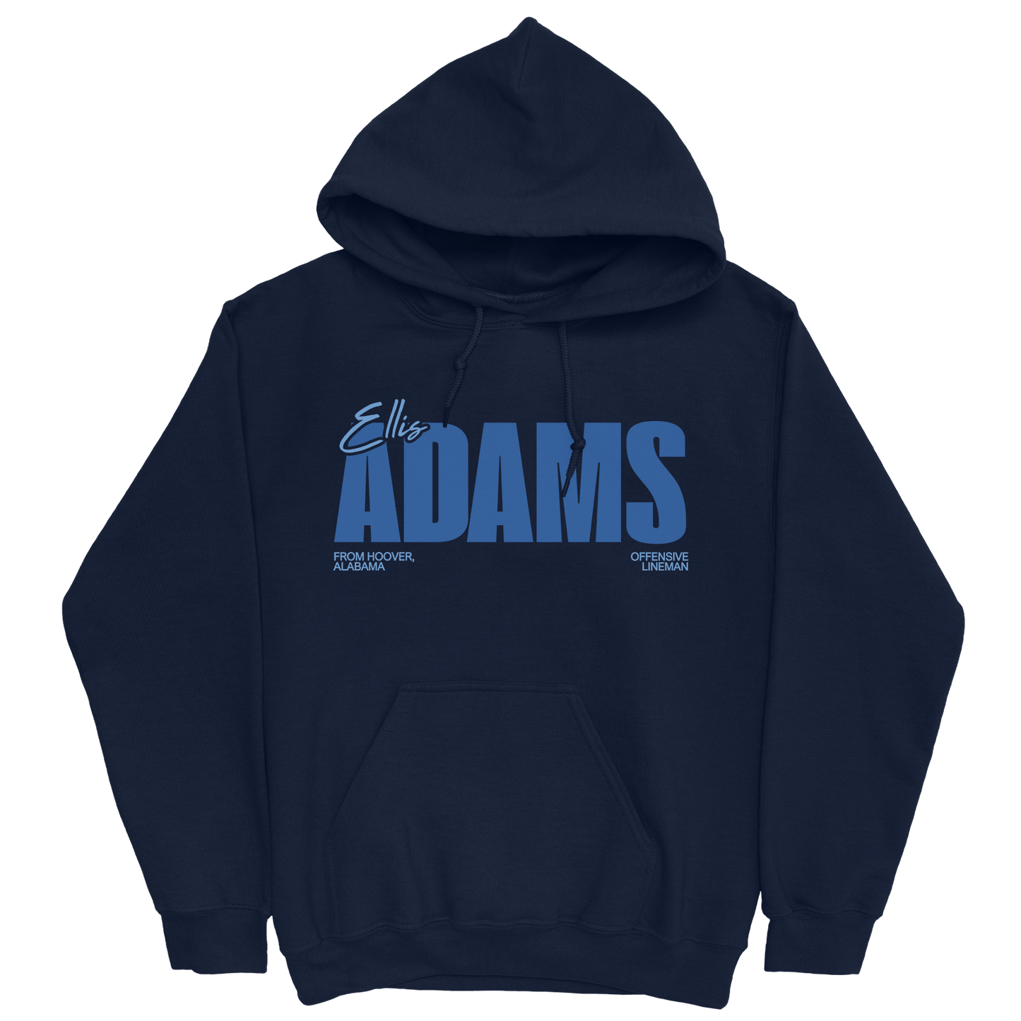 ELLIS ADAMS CLASSIC NAVY HOODIE