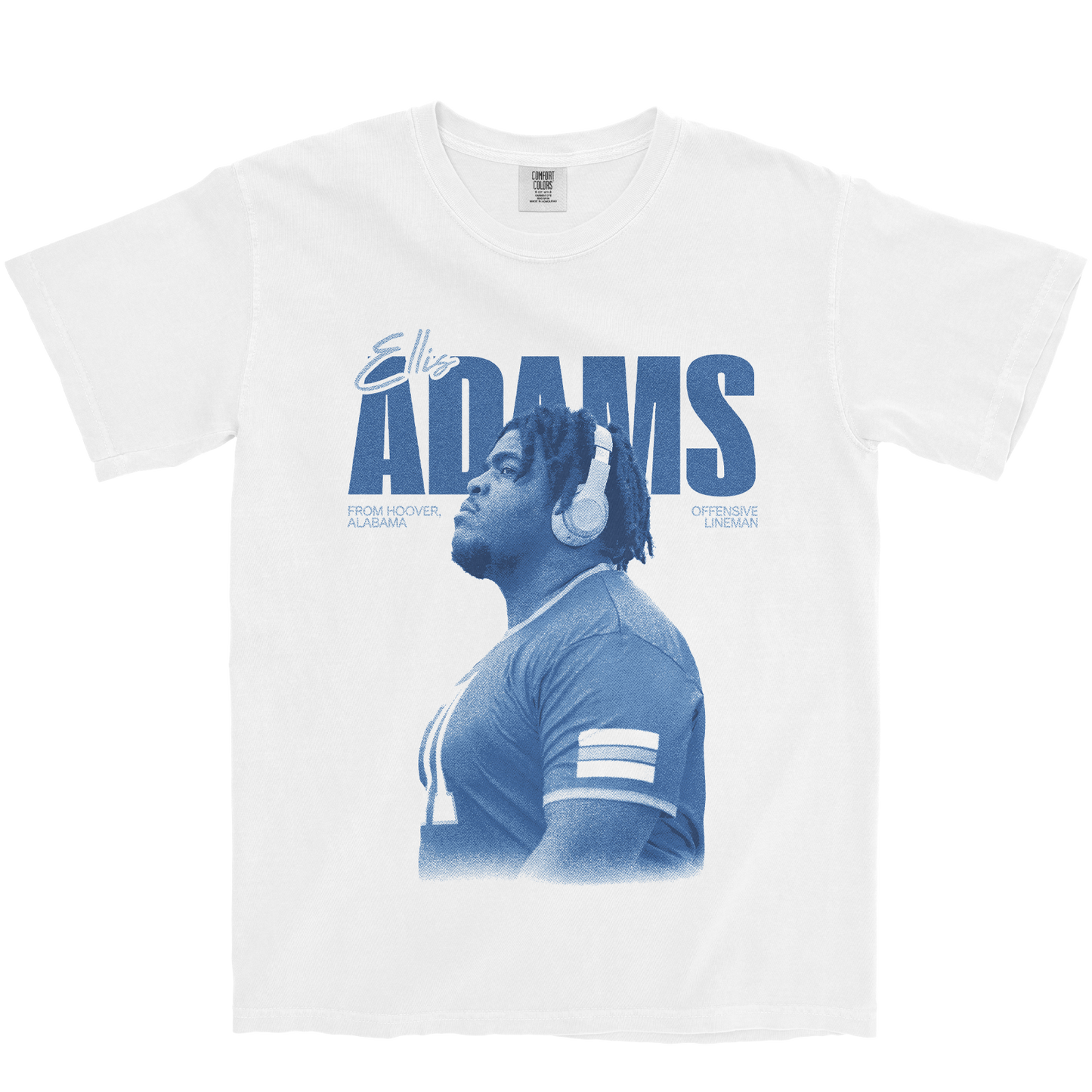ELLIS ADAMS VINTAGE WHITE TEE