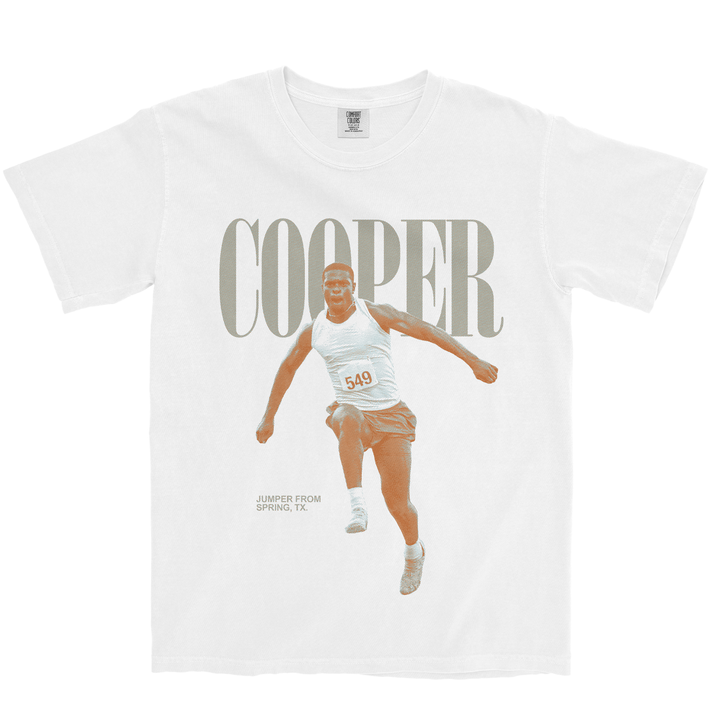 AARON COOPER VINTAGE WHITE TEE