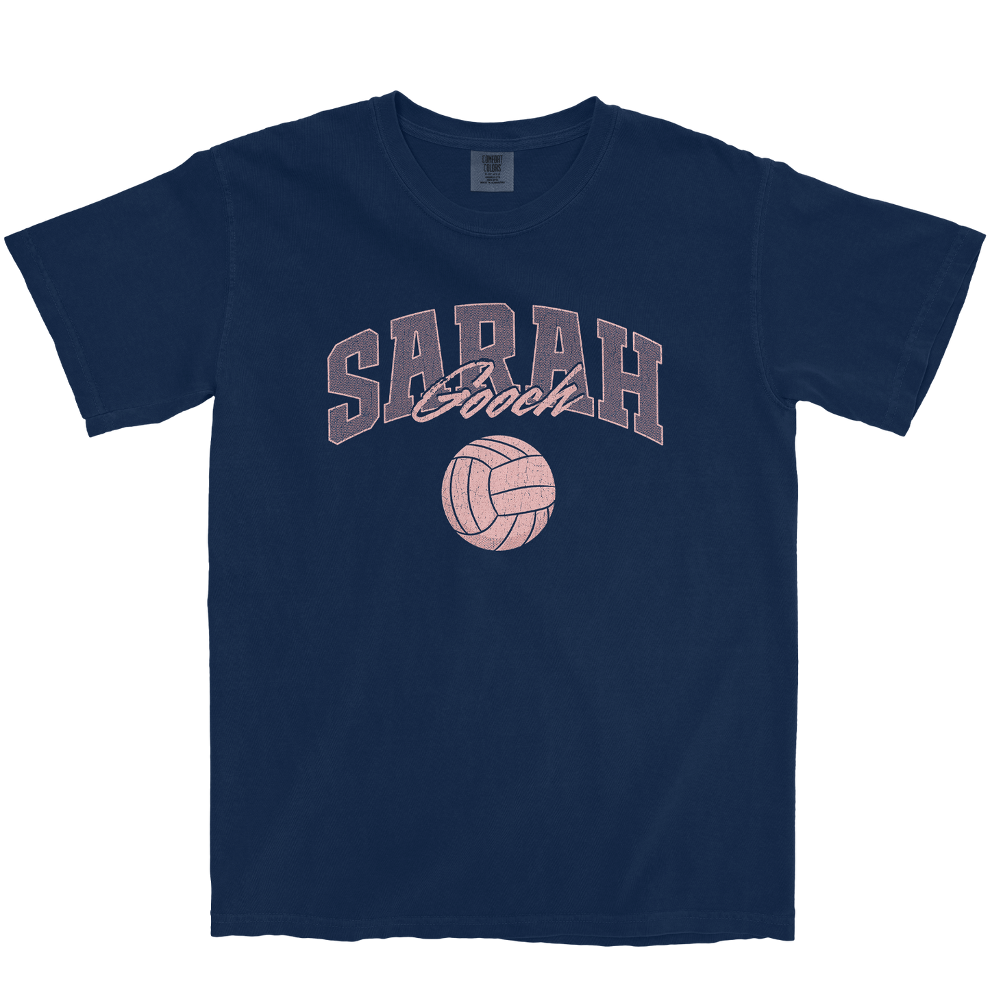 SARAH GOOCH VOLLEYBALL NAVY TEE