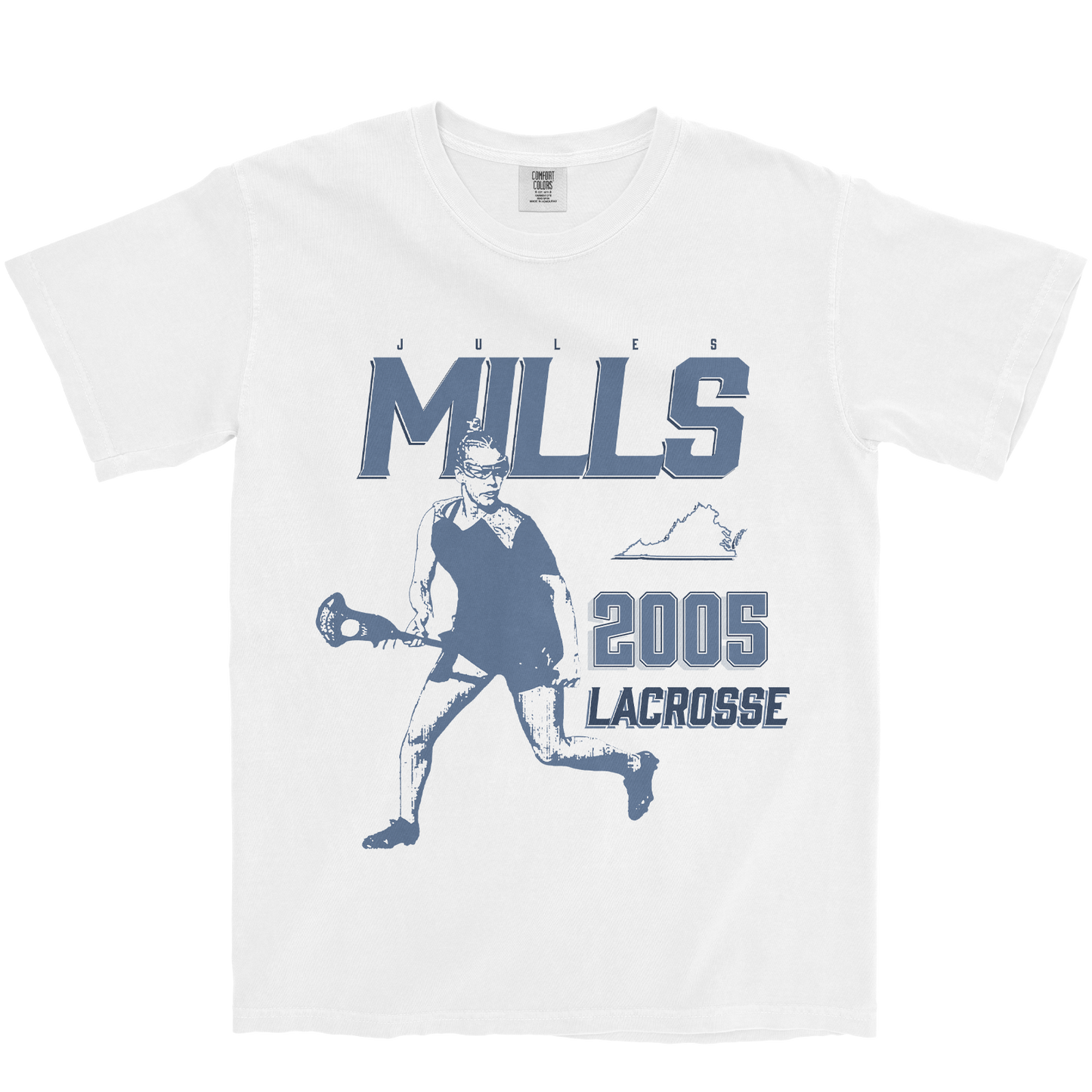 JULIANA MILLS 2005 WHITE TEE