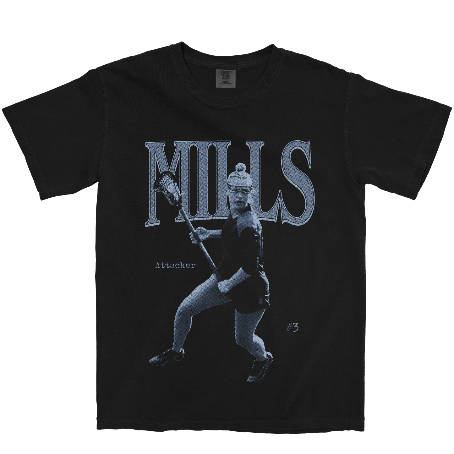 JULIANA MILLS VINTAGE BLACK TEE